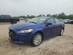 Salvage cars for sale from Copart Houston, TX: 2015 Ford Fusion S Hybrid