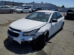Salvage cars for sale from Copart Vallejo, CA: 2015 Chevrolet Cruze LS