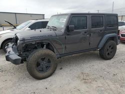 Salvage cars for sale at Haslet, TX auction: 2017 Jeep Wrangler Unlimited Sport