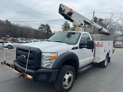 Salvage trucks for sale at North Billerica, MA auction: 2012 Ford F450 Super Duty