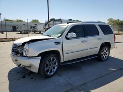 Salvage cars for sale at Sacramento, CA auction: 2007 Cadillac Escalade Luxury