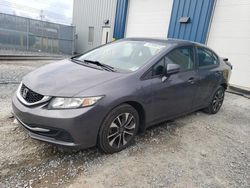 Salvage cars for sale from Copart Elmsdale, NS: 2015 Honda Civic LX