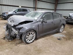Salvage cars for sale from Copart Houston, TX: 2013 Lexus CT 200