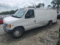 Salvage cars for sale at Byron, GA auction: 2001 Ford Econoline E250 Van