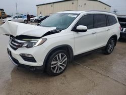 Salvage cars for sale from Copart Haslet, TX: 2016 Honda Pilot Touring