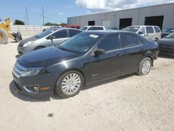 Salvage cars for sale at Jacksonville, FL auction: 2010 Ford Fusion Hybrid