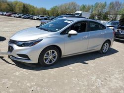 Salvage cars for sale at North Billerica, MA auction: 2018 Chevrolet Cruze LT