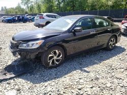 Salvage cars for sale at Waldorf, MD auction: 2016 Honda Accord LX