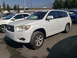 Salvage cars for sale at Rancho Cucamonga, CA auction: 2010 Toyota Highlander
