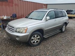 Salvage cars for sale from Copart Hueytown, AL: 2002 Toyota Highlander Limited