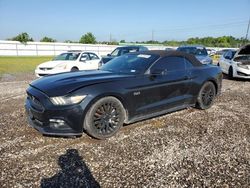 Ford salvage cars for sale: 2016 Ford Mustang GT