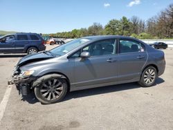 Salvage cars for sale at Brookhaven, NY auction: 2010 Honda Civic EXL