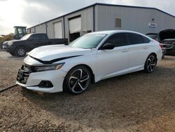 Salvage cars for sale from Copart Mercedes, TX: 2022 Honda Accord Sport