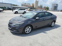 Salvage cars for sale from Copart New Orleans, LA: 2017 Chevrolet Cruze LT