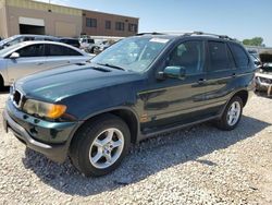 BMW x5 3.0i salvage cars for sale: 2001 BMW X5 3.0I