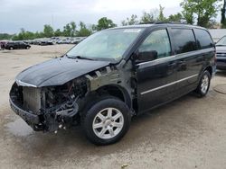 Salvage cars for sale at Bridgeton, MO auction: 2010 Chrysler Town & Country Touring