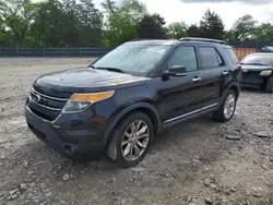 Salvage cars for sale at Madisonville, TN auction: 2015 Ford Explorer Limited