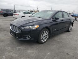 Salvage cars for sale at Sun Valley, CA auction: 2017 Ford Fusion S Hybrid