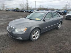 Salvage cars for sale from Copart Montreal Est, QC: 2009 Hyundai Sonata GLS