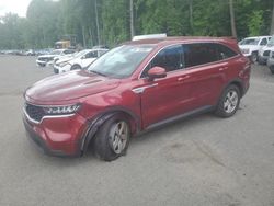 Salvage cars for sale at East Granby, CT auction: 2021 KIA Sorento LX