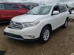 Salvage cars for sale from Copart Elgin, IL: 2012 Toyota Highlander Base
