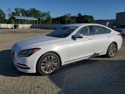 Salvage cars for sale at Spartanburg, SC auction: 2017 Genesis G80 Base