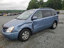 Salvage cars for sale from Copart Concord, NC: 2007 KIA Sedona EX