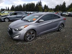 Salvage cars for sale from Copart Graham, WA: 2013 Hyundai Elantra Coupe GS
