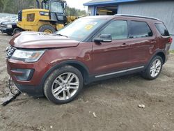 Salvage cars for sale at Lyman, ME auction: 2016 Ford Explorer XLT