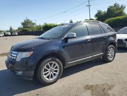 Salvage cars for sale at San Martin, CA auction: 2010 Ford Edge SEL