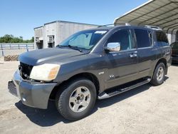 Salvage cars for sale at Fresno, CA auction: 2005 Nissan Armada SE