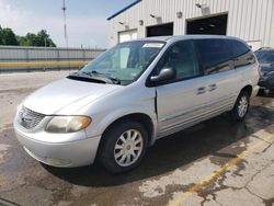 Salvage cars for sale at Rogersville, MO auction: 2001 Chrysler Town & Country LXI