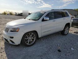 Salvage cars for sale at Wayland, MI auction: 2014 Jeep Grand Cherokee Summit