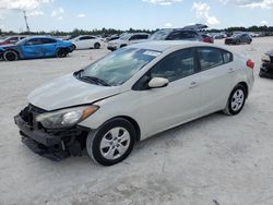 Salvage cars for sale from Copart Arcadia, FL: 2015 KIA Forte LX