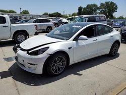 Vehiculos salvage en venta de Copart Sacramento, CA: 2021 Tesla Model 3