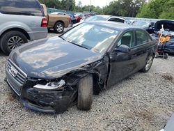 Salvage cars for sale from Copart Riverview, FL: 2009 Audi A4 2.0T Quattro