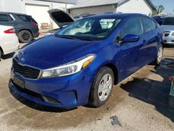 Salvage cars for sale at Pekin, IL auction: 2017 KIA Forte LX