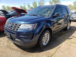 Vehiculos salvage en venta de Copart Elgin, IL: 2017 Ford Explorer