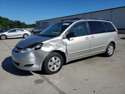 Salvage cars for sale at Gaston, SC auction: 2006 Toyota Sienna CE
