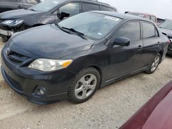 Salvage cars for sale from Copart New Braunfels, TX: 2012 Toyota Corolla Base