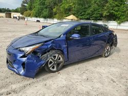 Salvage cars for sale from Copart Knightdale, NC: 2017 Toyota Prius
