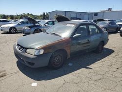 Salvage cars for sale from Copart Vallejo, CA: 2001 Toyota Corolla CE
