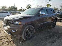 Salvage cars for sale at Riverview, FL auction: 2018 Jeep Grand Cherokee Limited