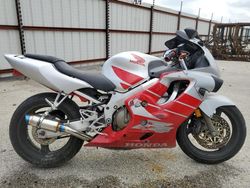 Salvage motorcycles for sale at Haslet, TX auction: 2000 Honda CBR600 F4