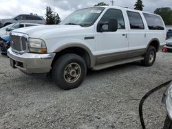 Ford Excursion salvage cars for sale: 2000 Ford Excursion Limited