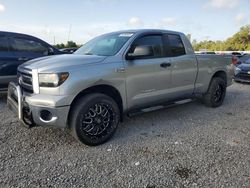 Salvage cars for sale from Copart Riverview, FL: 2010 Toyota Tundra Double Cab SR5