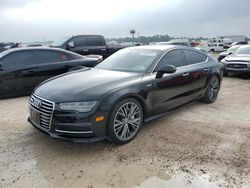 Salvage cars for sale from Copart Houston, TX: 2018 Audi A7 Premium Plus