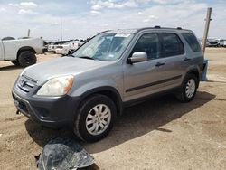 Salvage cars for sale from Copart Amarillo, TX: 2006 Honda CR-V EX