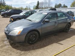 Salvage cars for sale from Copart Bowmanville, ON: 2005 Honda Accord LX