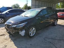 Chevrolet salvage cars for sale: 2018 Chevrolet Cruze LT